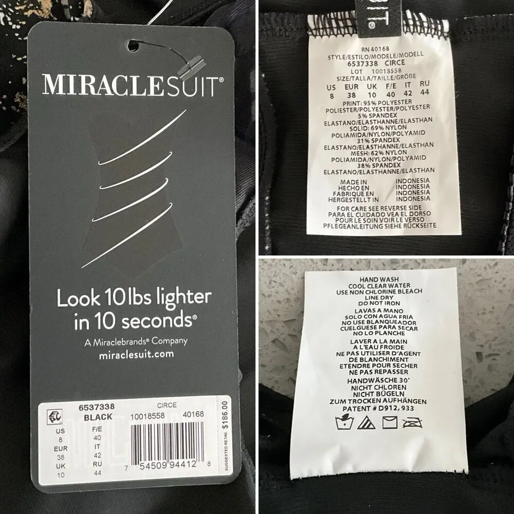 Miraclesuit black multicolor